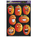 Wacky Jack-O-Lantern Clings